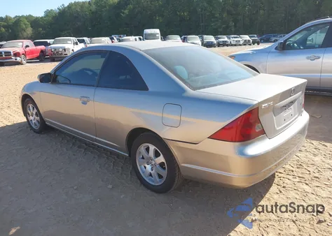 2003 Honda Civic Ex из США, поврежденный, VIN 1HGEM22963L048463